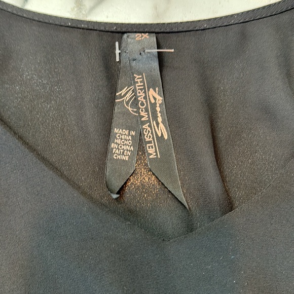 PTP length at front 34 back 41 bling shoulders black top - Picture 6 of 6